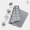 Anti-scald Silicone Dish Drying Mat Large Sink Mat Countertop Protection Pad  Kitchen