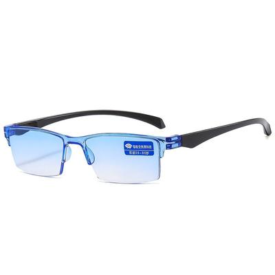 Anti-Blaulicht-Lesebrille, intelligente automatische Zoom-Lesebrille, Autofokus, Power-Halbrand, für den Nah- und Fernbereich, Computerbrille