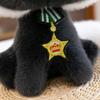 Cute Star Moon Black Cat Doll Cat Plush Toy Children's Birthday Gift Catching Doll