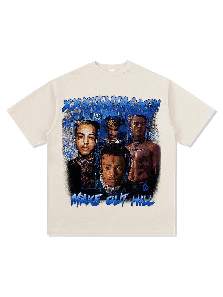 XXXTentacion Vintage Heavyweight Hip Hop T-Shirt – European & American Streetwear