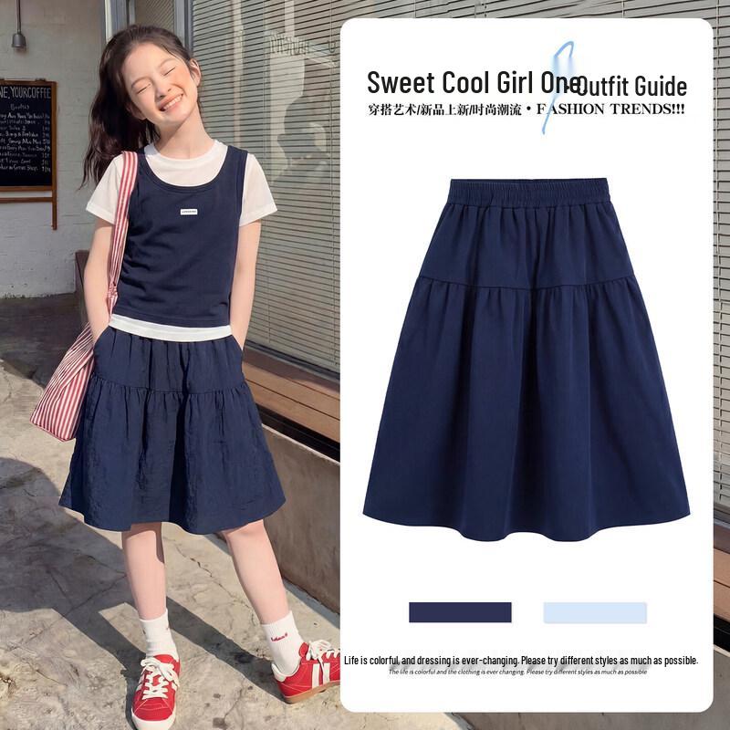 Moonkids Girls Korean Style Summer Outfit Collection 130cm