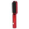 Hair Straightener Brush Fast Heating Anti Scald Professional Hair Curler Comb for Home SalonRed
