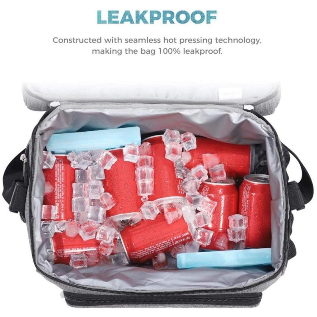 Cooler Thermal Cooler Large Can be Carried by Hand or Carried Over the Box, Insulation, Bag, Camping, Barbecue, Lightweight, Capacity, 15L, Shoulder,