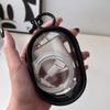 2/4pcs PVC Round Transparent Cosmetic Bag Jewelry Storage Bag Portable Data Cable Earphone Coin Charger Storage Bag