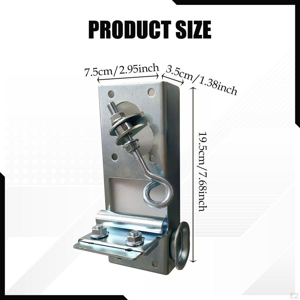 2 Dolne Wsporniki Podnoszenia Drzwi Garażowych Okucia Łatwa Instalacja Wytrzymałe Akcesoria Mieszkalne
