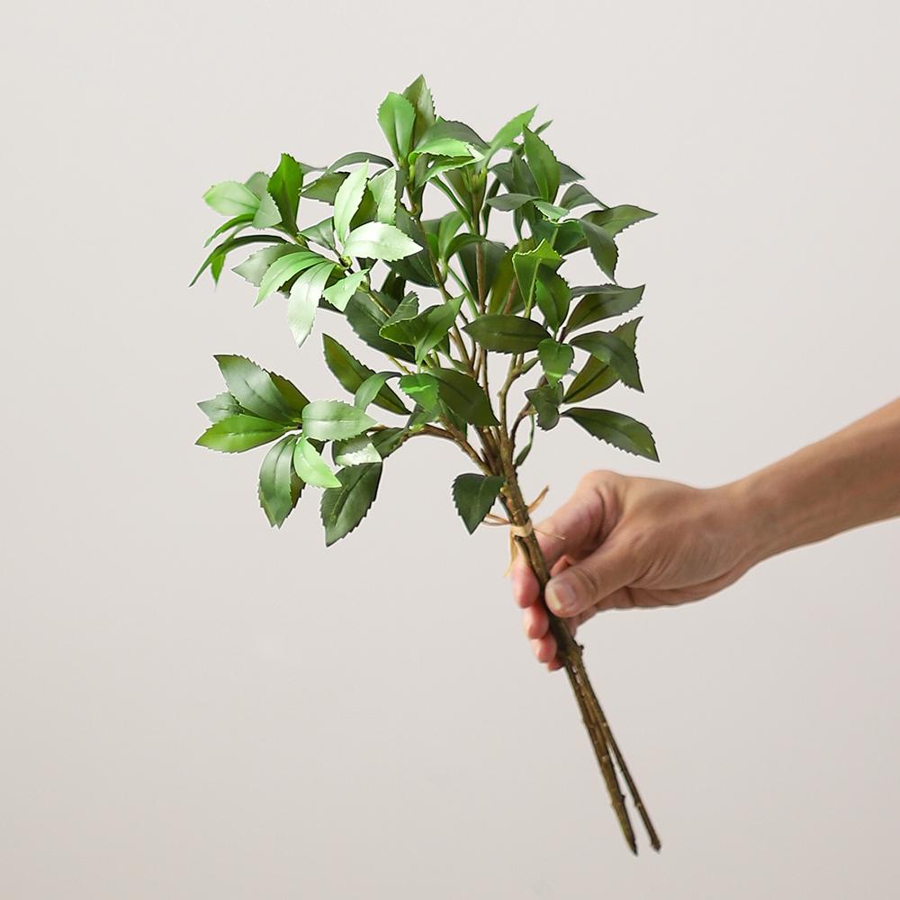 Eleganter Holz-Grün-Künstlicher Blumenbaum für Innenraumdekoration & Landschaftsgestaltung