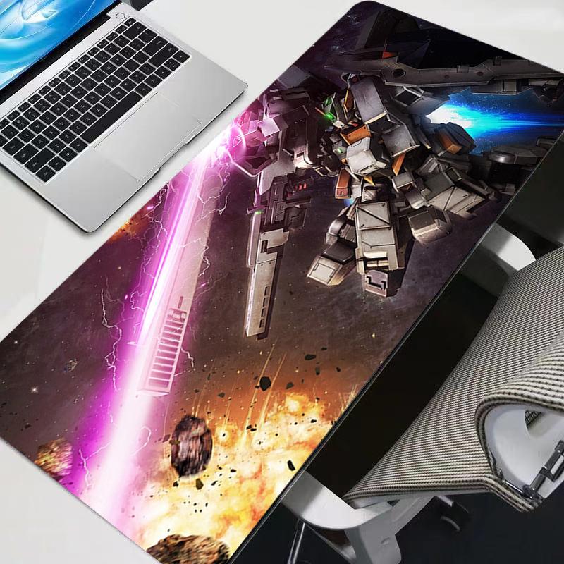 

Mouse Pad Laptop Gaming New Gundam Mousepad MousePads PC Mechanical Warrior Table Keyboard Pad Non-Slip Soft Computer Desk Mat 30x60x0.2cm