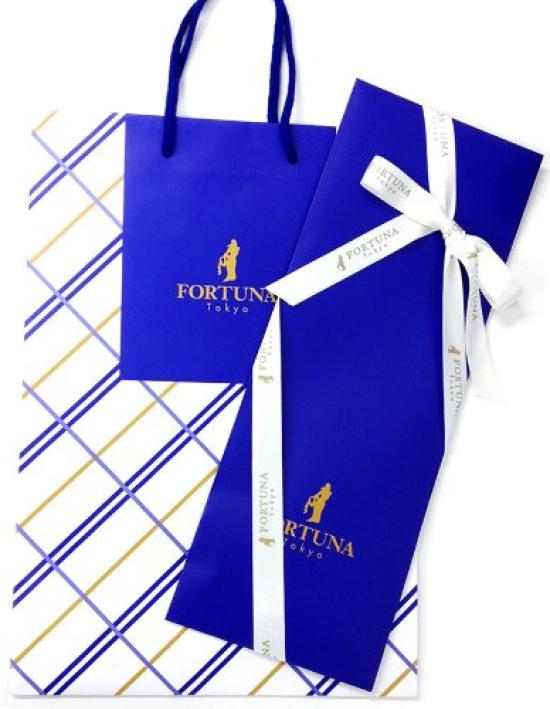 [Fortuna Tokyo] Necktie 11. Victory Nishijin-ori Necktie Men's FT-T11 Red, Blade Width 7cm, Length 142cm