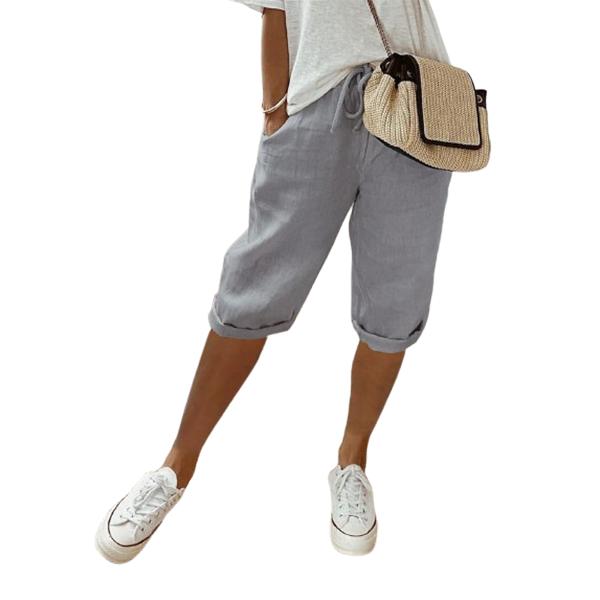 Pantaloncini Estivi da Donna Linea Running Allenamento Pantaloncini Larghi Pantaloni Cargo con Tasche