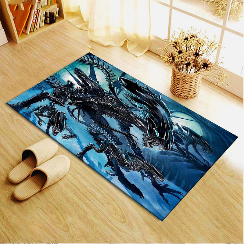 Aliens Monster Carpet Rug for Living Room Bedroom Home Sofa Decoration,Kids play Non-slip Floor Mat