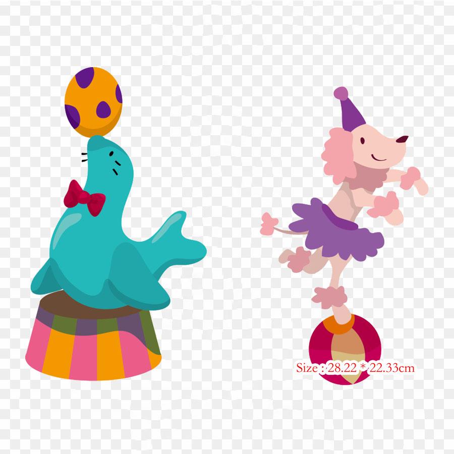 

Цирк Минус Клоун Цирк Термоперенос Печать Виниловые Нашивки Наклейки для Одежды Аппликации Сделай Сам Моющиеся Нашивки