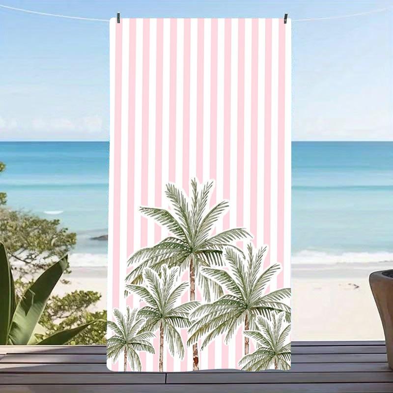 Aesthetic Coastal Starfish Microfiber Beach Towel Large Blue Bird Sandproof Bath Towels Light Weight Quick Drying Swim Blanket