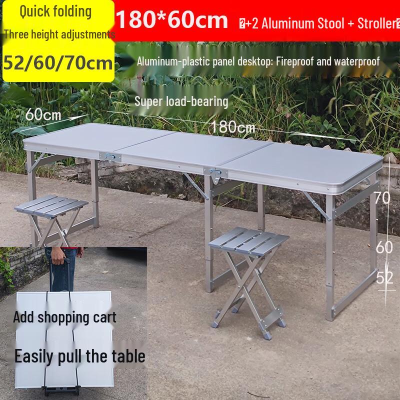Handun Portable Outdoor Folding Table & Chair Set