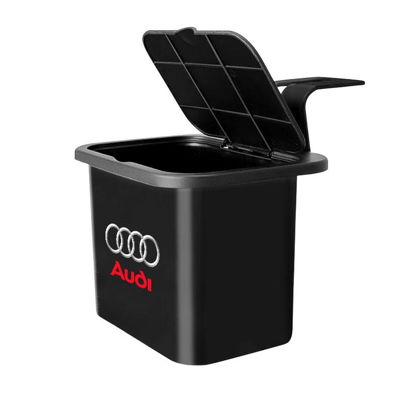 1Pcs Car Hanging Trash Bin Seat Back Storage Box Phone Holder Hook For Audi C7 C6 C5 B5 B6 B7 B8 B9 D3 Q3 Q5 Q7 TT A1 A3 A4 A5 A6 A7