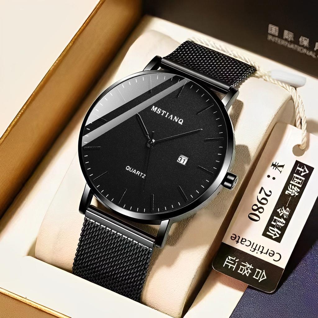 Watch Men'S Automatic Waterproof Fashion Simple Business College Student Trend Quartz Watch