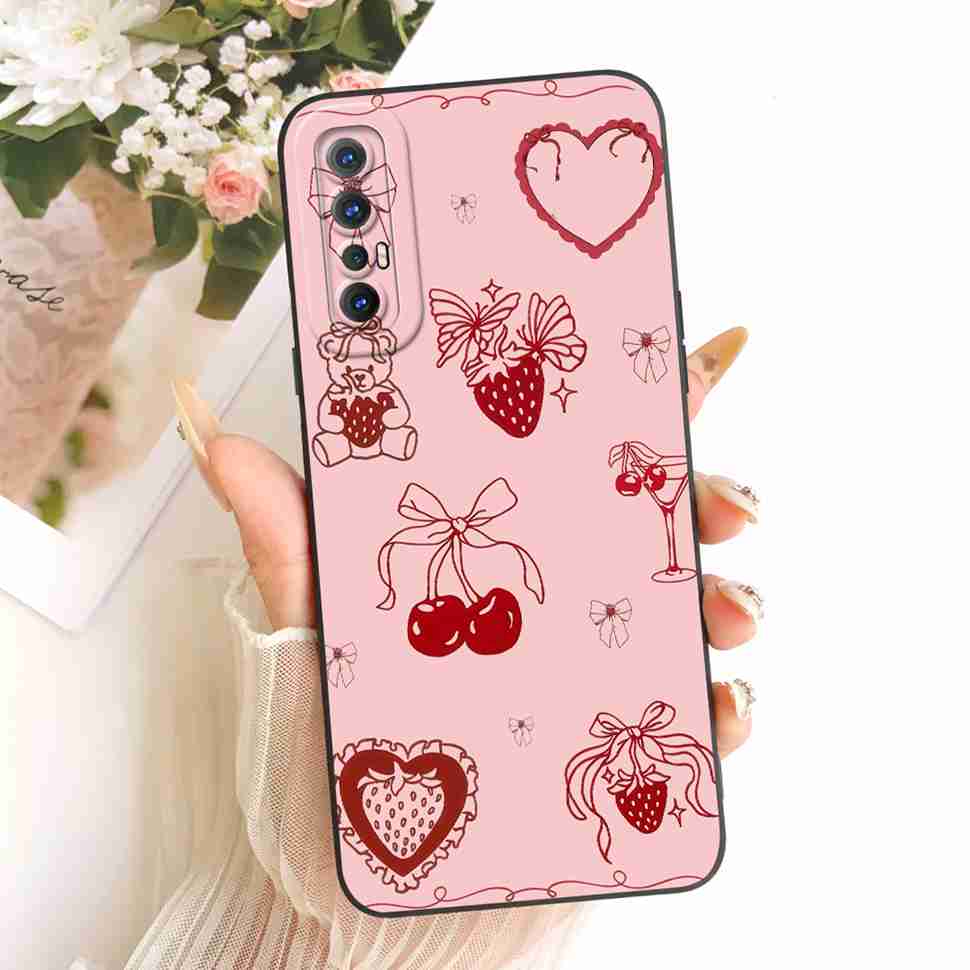 Soft Dragon Silicone Case For OPPO Reno3 Reno 3 Pro 3Pro 4G 6.4" CPH2035 CPH2037 CPH2036 Shell Couples Phone Cover