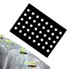 Film PE Noir 10M Jardin Légumes Membrane Semis Agricole Plastique Perforé Plantes Paillage 5 Trous 95cm Largeur
