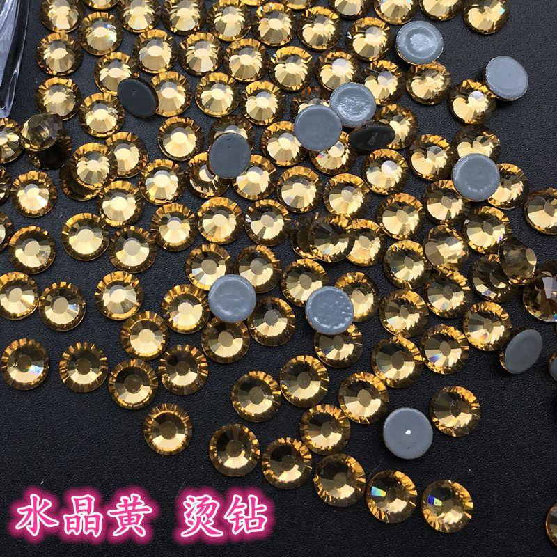 

DIY Crystal Flat Bottom Light Coffee Color Rhinestone Manicure 2.0mm 100 pcs/SS6