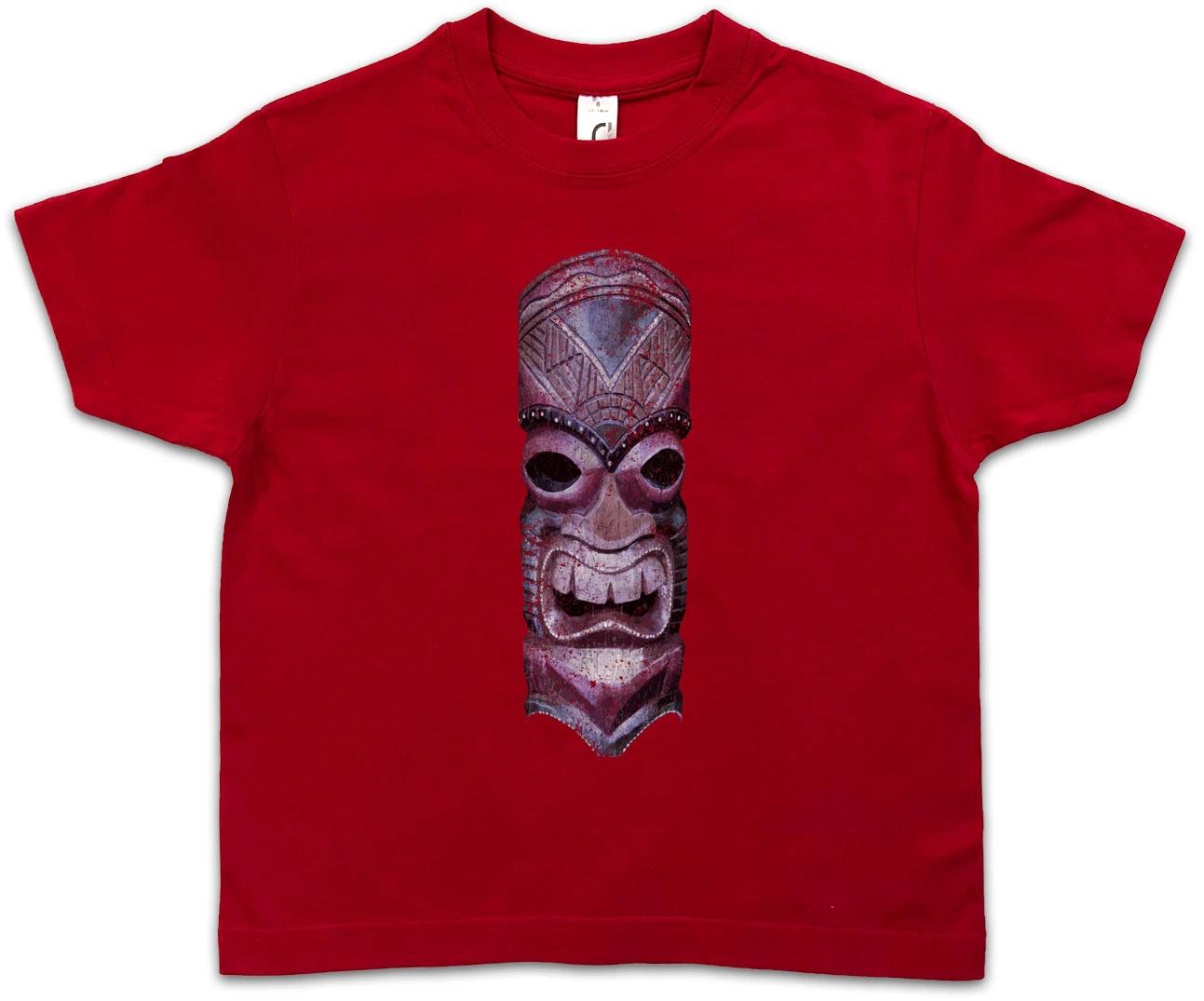 

TIKI HEAD III Kids Boys T-Shirt Hawaii Tattoo Rockabilly Psychobilly Skull 140