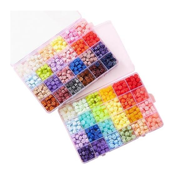 Sealing Stamp, Seal Stamp, Sealing Stamp Set, 24 Colors of Wax, Sealing Wax, Sealing Wax Stamp Set, Sealing Stamp, Sealing Wax, Stamp, Present,