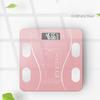 Stylish Digital Scale USB Powered Good Load Bearing Tempered Glass LCD Display Smart Scale