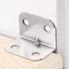 10pcs Angle Iron Board Table Chair Cabinet Wardrobe Fixed Connector 90-degree Angle Plate Bracket Shelf Brackets Accessories