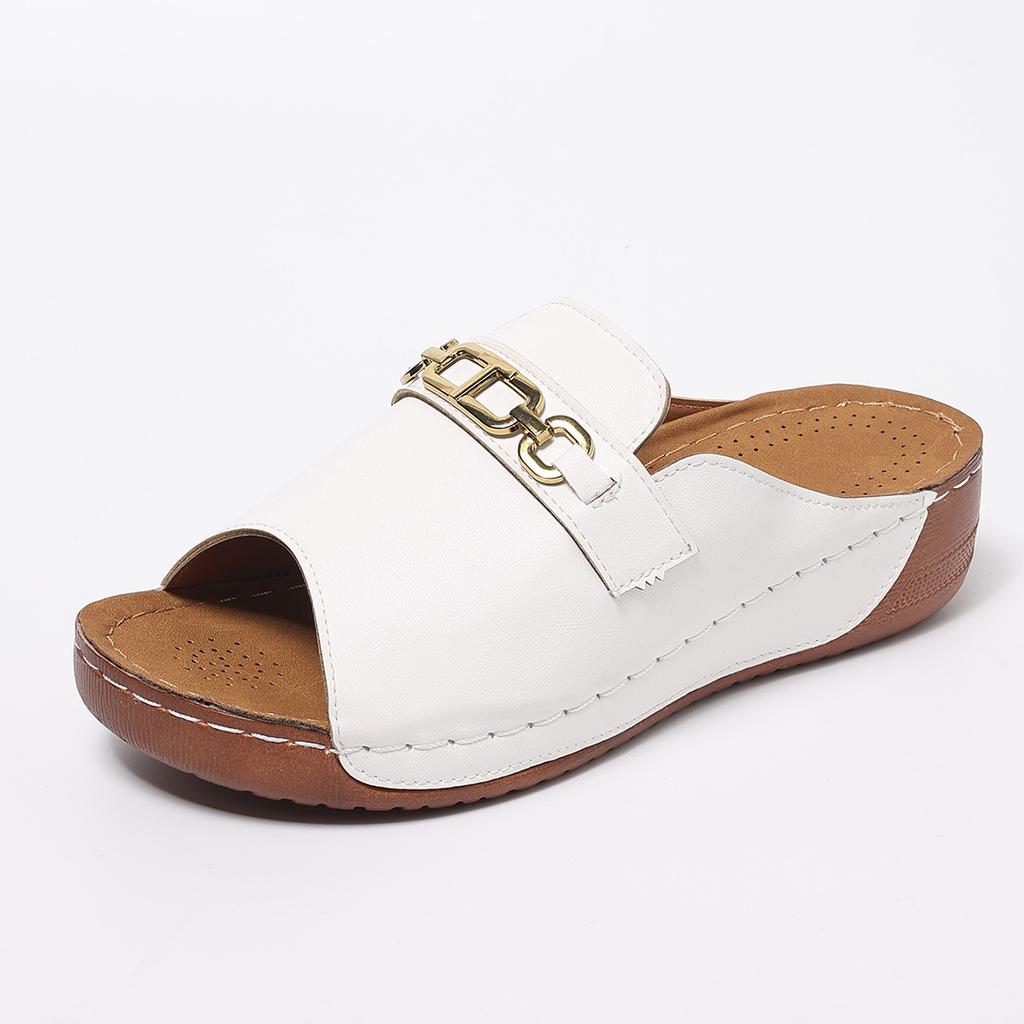 New Open Toe Women Wedge Slippers Summer Lightweight Slippers Platform Sandals Outdoor Beach Woman Shoes Slides Women