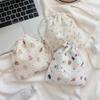 Cartoon Drawstring Cosmetic Bag Clutch Bag Large Makeup Organizer Bags Cosmetic Pouch Women Cute Toiletry Beauty Case