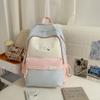 Schoolbag Japanese Retro High School Student Junior High School Student Schoolbag Girls Korean Version Casual Backpack Men Large Capacity Travel 