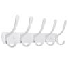 Wall-mounted Coat Rack - AIMOONSA - 40.6×10×6.6 Cm - 5 Hooks - Stainless Steel/alloy - Capacity 13.6 Kg