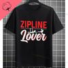 Funny Zipline This Is How I Fly Ziplining Graphic TShirt Pure Cotton Round Neck Short Sleeve Casual Sports Outdoor Tshirt