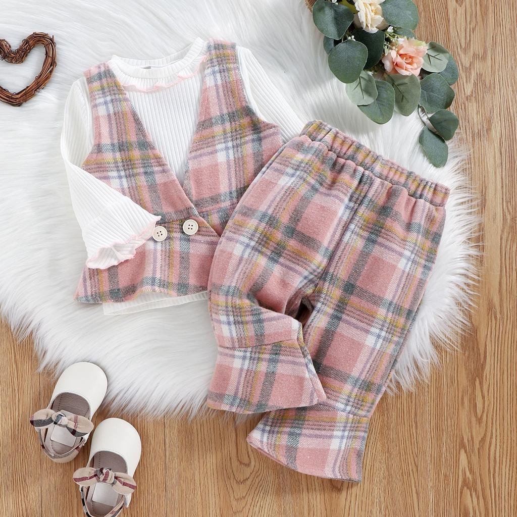 Kids' Long-Sleeve Top Set - Casual, Stylish & Versatile Children's Outfit