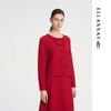 Maglione a girocollo in maglia da donna