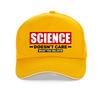 Science Doesnt Care What You Believe Printing Baseball Cap Casual Summer Trucker Hats Harajuku Snapback Hat Gorras
