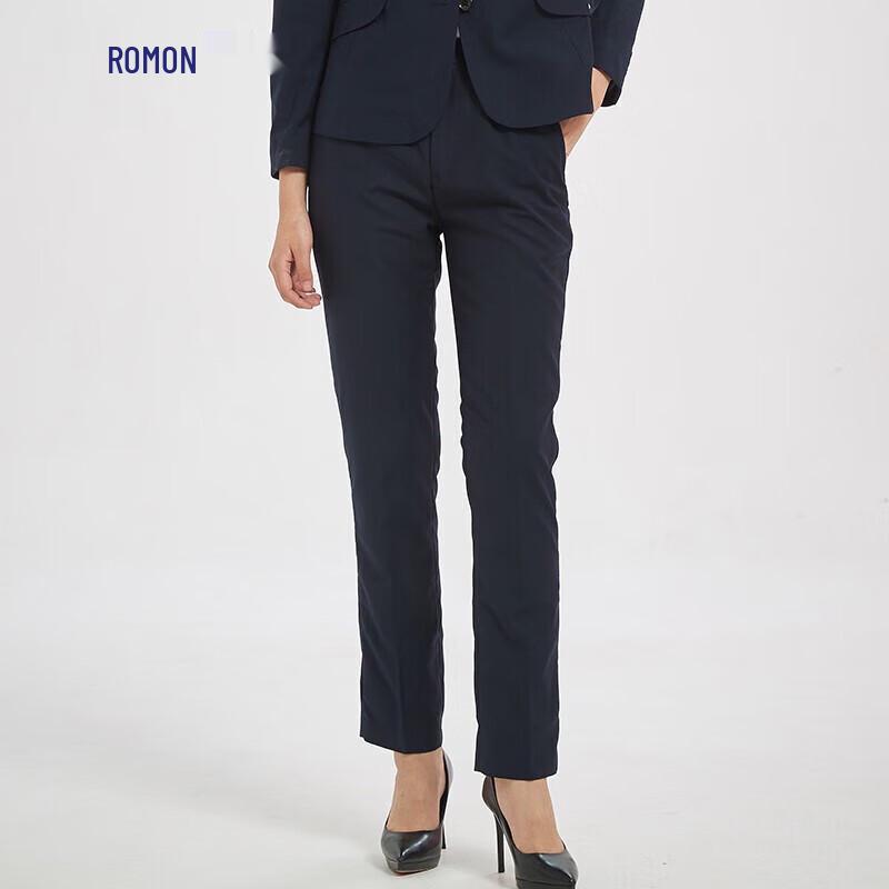 Damen Business Casual Hose mit hohem Bund und geradem Bein