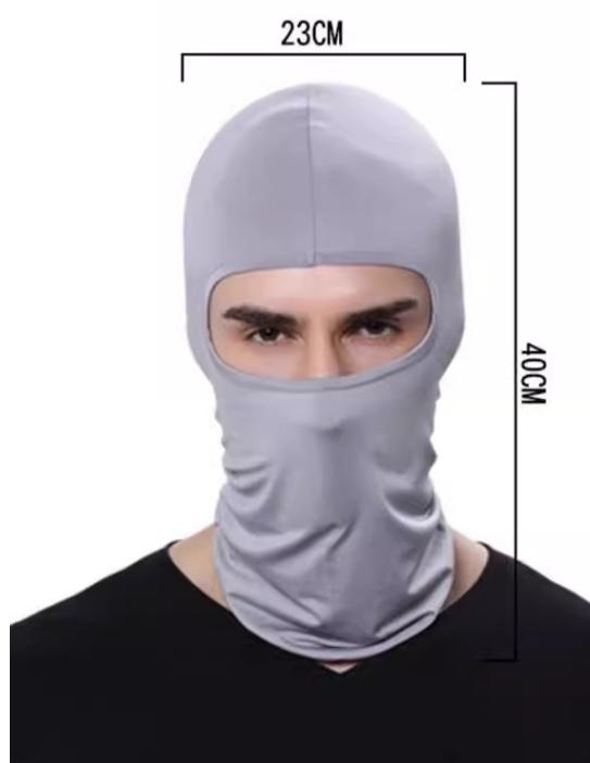 Fashionable Cycling Ice Silk Head Cover Sun Motorcycle Helmet Liner Windproof Sports Breathable Quick-drying Headscarf Mask Hat