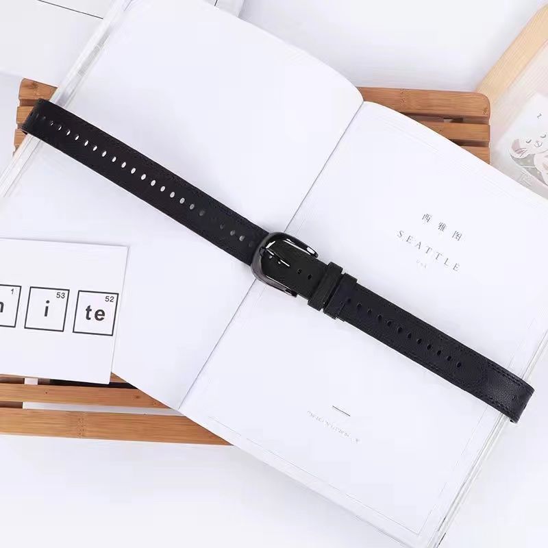 Contemporary Black Pu Decorative Belt With Stylish Details For Both Men Women And
