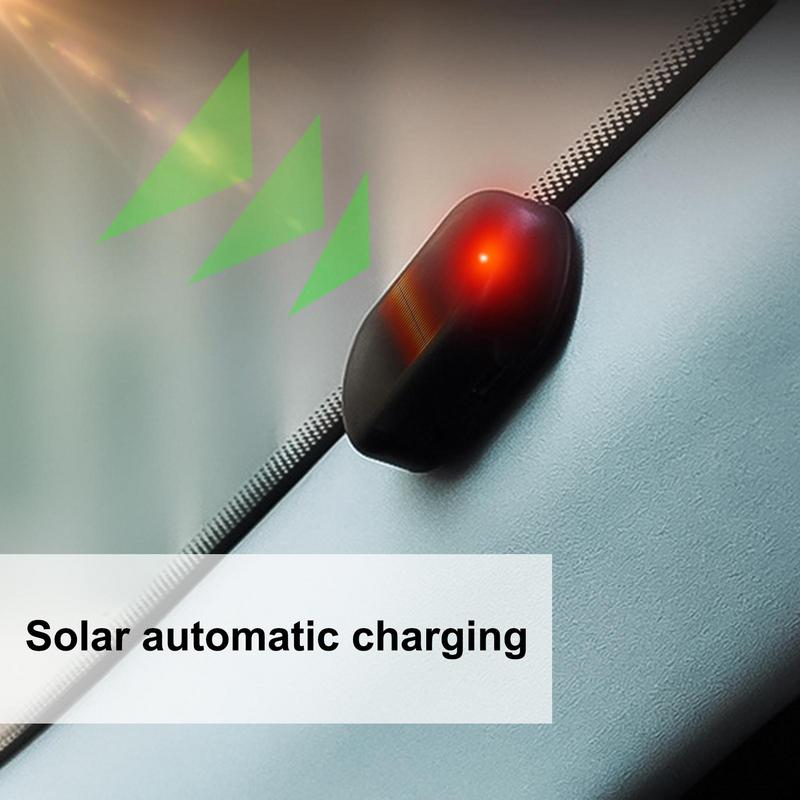Automobile Solar Anti-theft Lamp Strobe Signal Security System Universal Flash Warning LED Light Alarm Lamp Car Accessories
