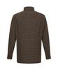 DAKS SHIRTS Easy Care Rayon Blend Small Check Shirt Regular Fit Brown_Dma1Shcl120W1