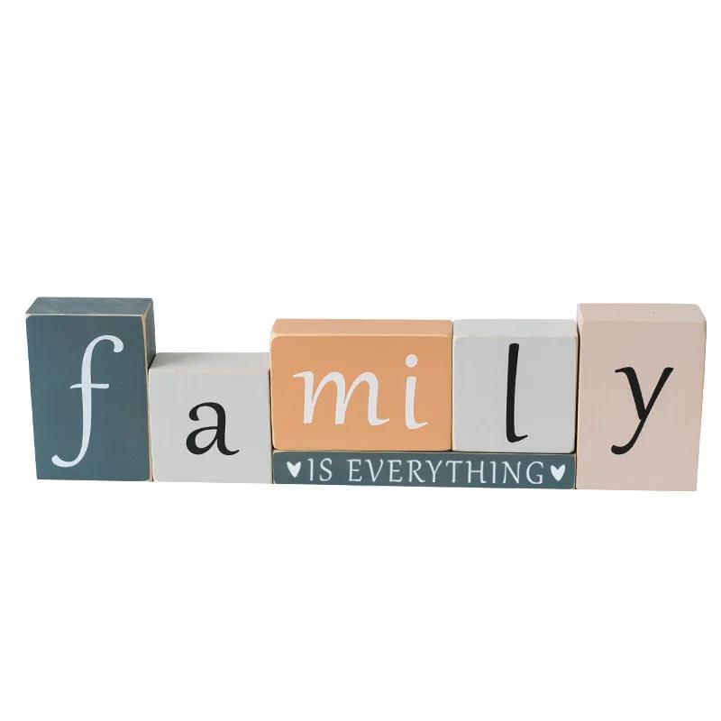 Creative Desktop Letter Series Small Ornaments Nordic Light Luxury Ins TV Cabinet Shelf Decoration