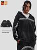 Men's Retro Heavyweight Fleece Hoodie - Autumn/Winter Casual Sports Jacket