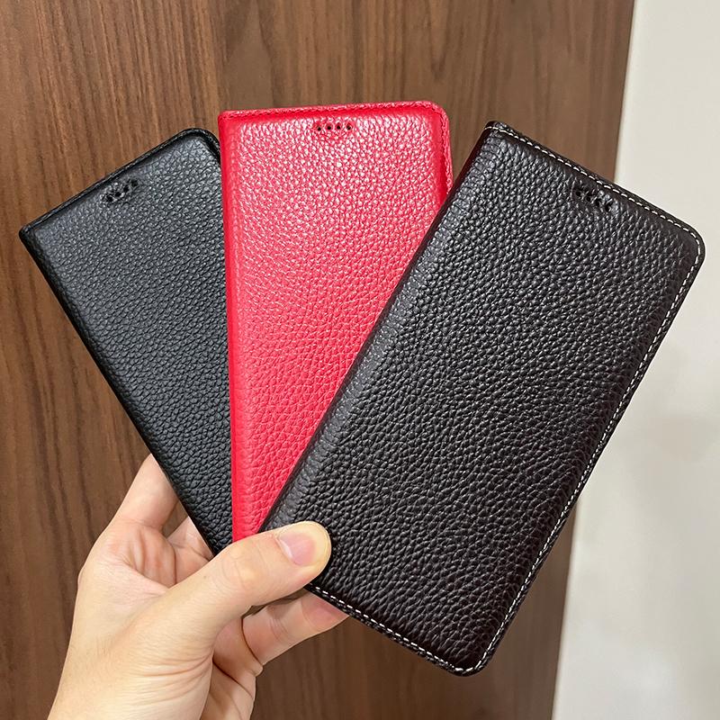Magnetic Genuine Leather Skin Flip Wallet Phone Case Cover Book on For Xiaomi Mi 17t 17 15 15T 14 14T 13 13T Pro Max Ultra 5G T