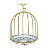 Bird Cage Snack Cake Stand Cupcake Cosmetic Rack Storage Shelf Fruit for Kitchen