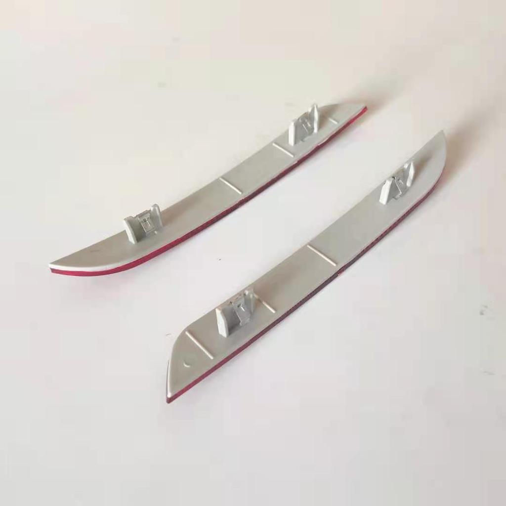 BMW 5 Series F10 Reflective Bumper Light Trim (Parts 63147203237, 63147203238)