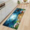 Underwater World Kitchen Mat Entrance Doormat 3D Pattern Bedroom Home Floor Decoration Living Room Carpet Bathroom Anti-slip Rug