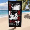 Japanese Anime Mysterious Girl Print Quick Dry Lightweight Breathable Comfortable Beach Towel For Summer Pool Outdoor Activities