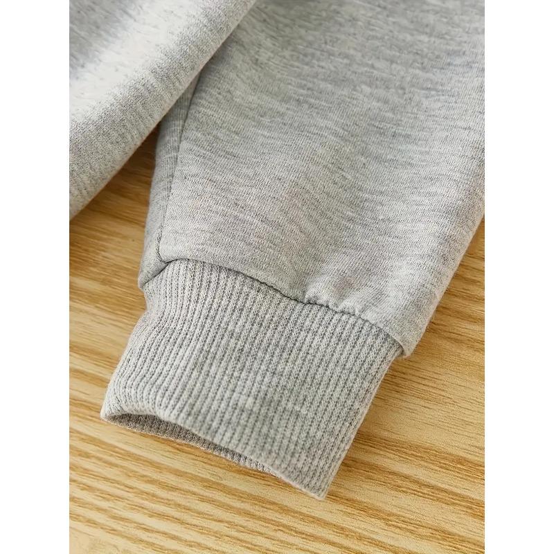 Kids Sweatshirt Cute Printed Pattern Simple Sweet Beauty Baby Spring Thin Round Neck Hoodie