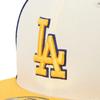 New Era 59FIFTY MLB LA Size 7 MLB Los Dod CRM Cap, 2-Tone Chrome/A Gold, 1/4, 5950, Piping, 2-Tone,