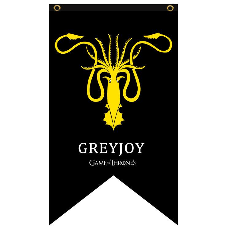 Stendardo Bandiera Game Of Thrones in Tessuto Poliestere per Decorazione Stanza a Tema