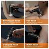 2026 New Portable Electric Fascia Massage Gun, 4 Replaceable Massage Heads, 6-Speed Mode Adjustment, Deep Tissue Impact Muscles, Reliev
